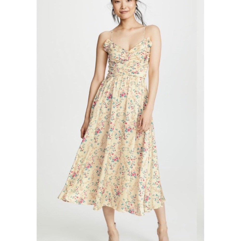 Floral yellow Jill Jill Stuart maxi